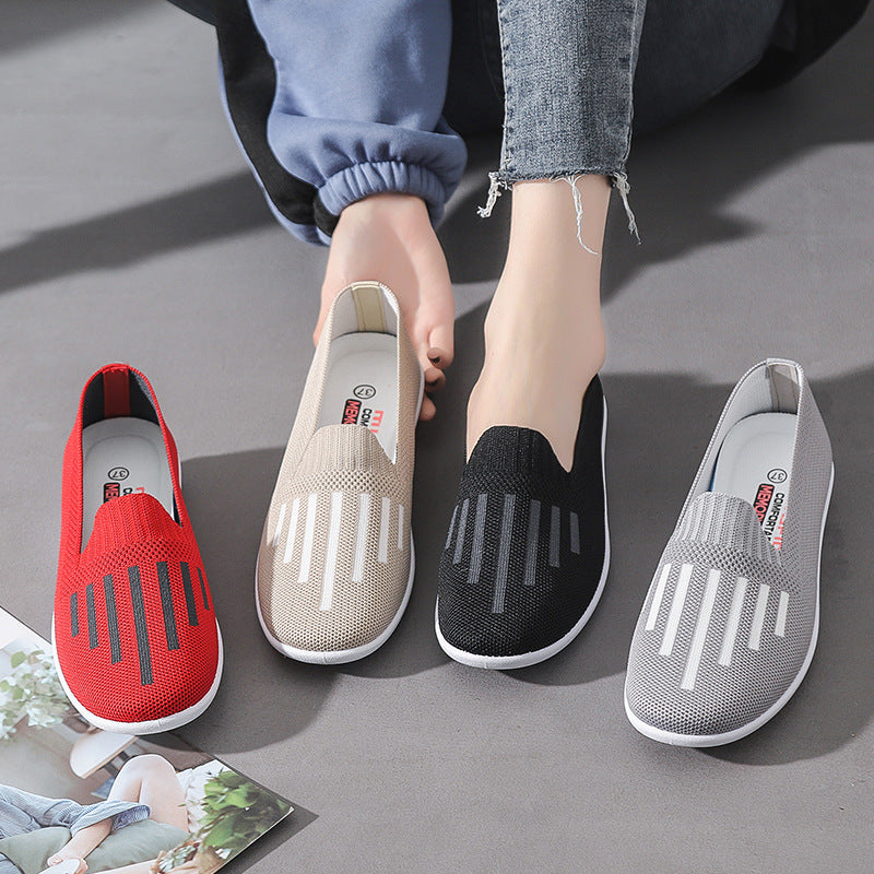 Zapatos De Mujer Ligeros Con Suela Suave Y Plana