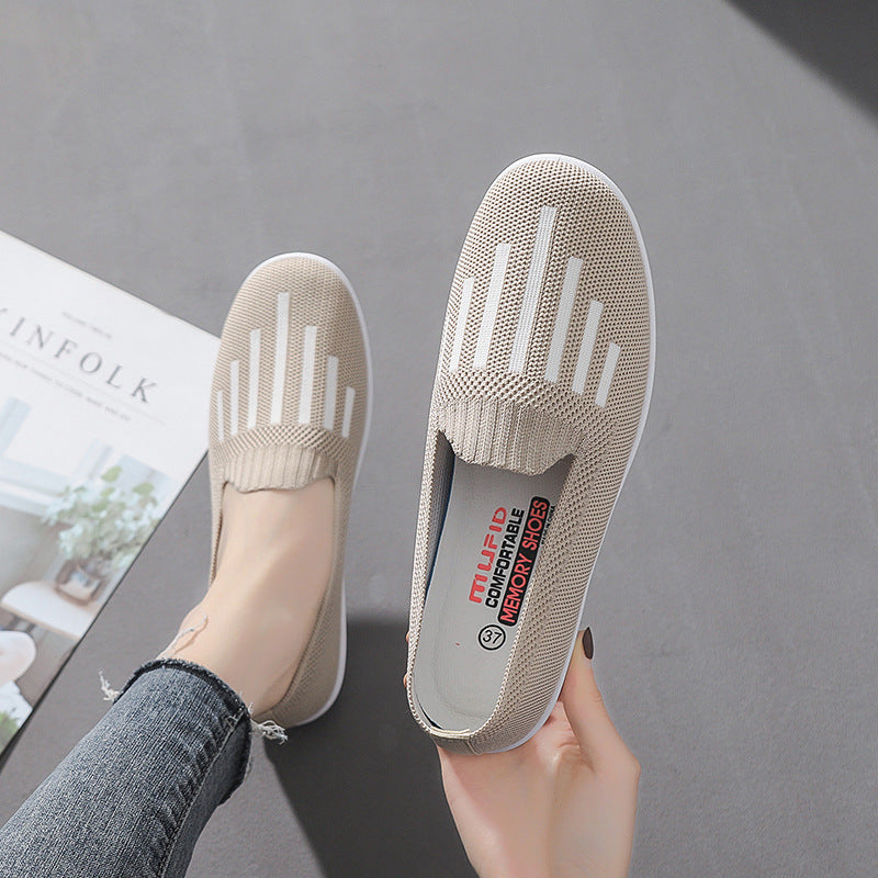 Zapatos De Mujer Ligeros Con Suela Suave Y Plana