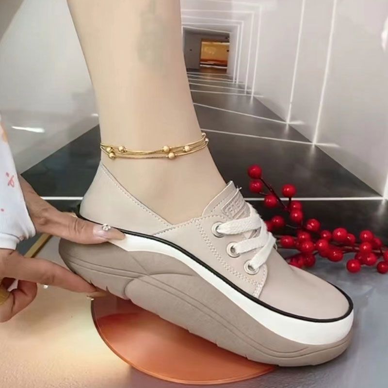 [W-Zapato] Zapatos De Ocio Cómodos Con Suela Gruesa En Primavera Y Otoño