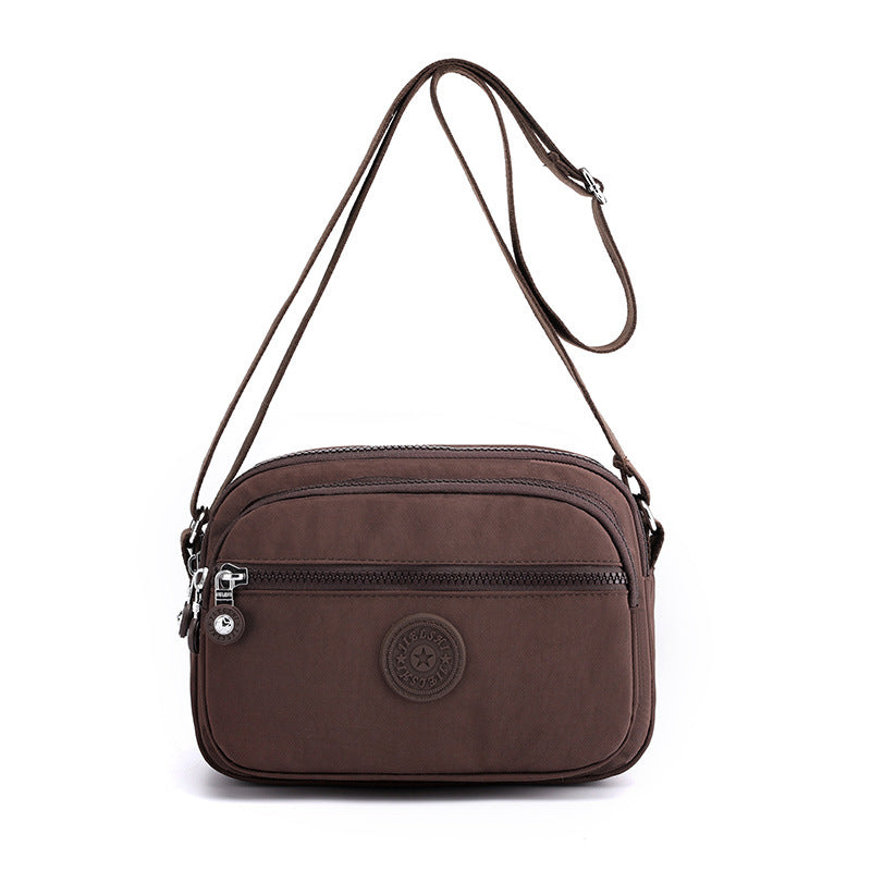 [W-Bolso] Bolsa De Nylon Casual Bolsa De Mensajero Simple