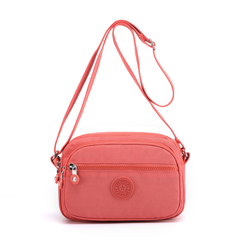 [W-Bolso] Bolsa De Nylon Casual Bolsa De Mensajero Simple