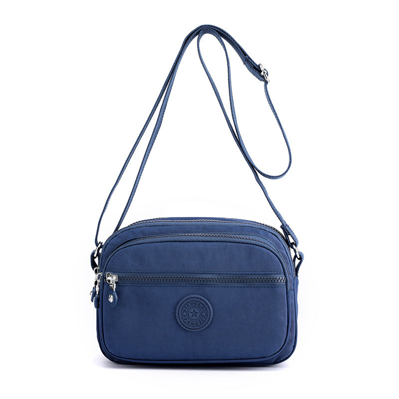 [W-Bolso] Bolsa De Nylon Casual Bolsa De Mensajero Simple