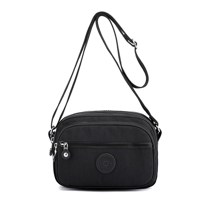 [W-Bolso] Bolsa De Nylon Casual Bolsa De Mensajero Simple