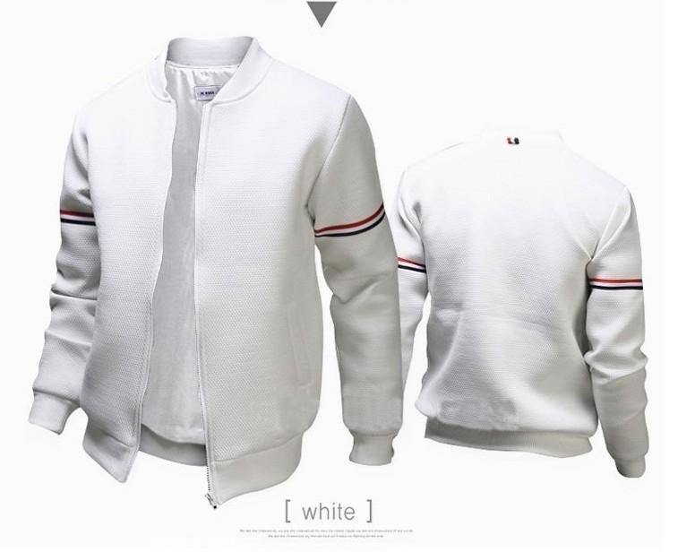 Suéter tipo cárdigan con cremallera para hombre - MXbueno