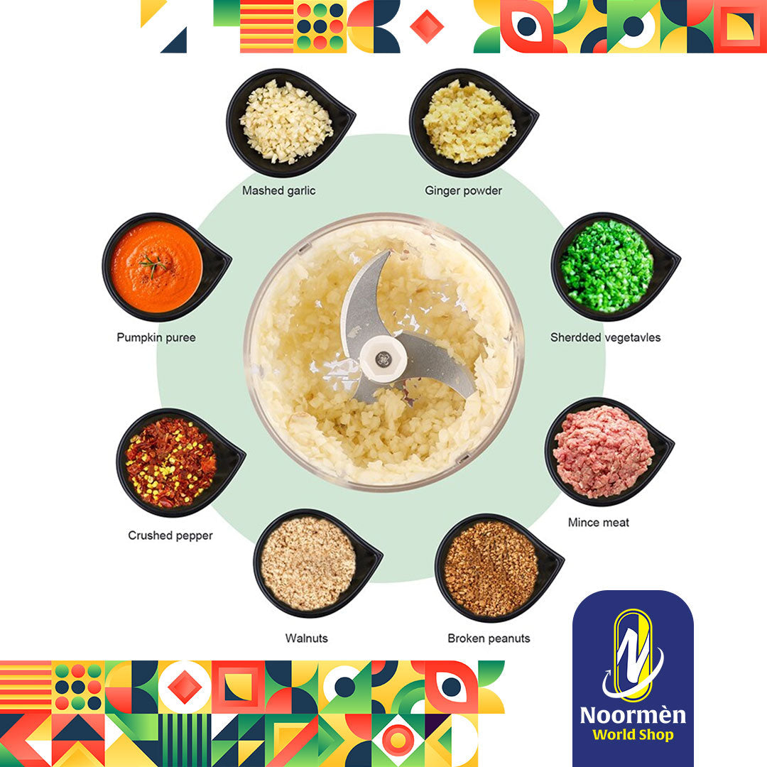 Picador De Condimentos Portátil Eléctrico 1 Juego