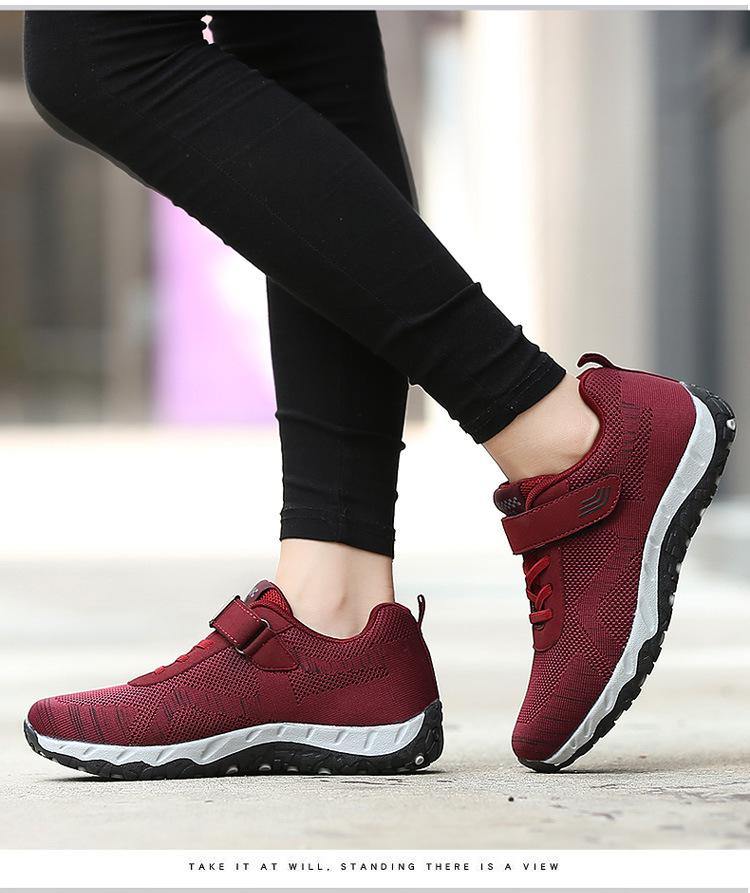 Los zapatos nuevo tejido fly-woven en la primavera de 2020 son ligeros y cómodos planos - MXbueno