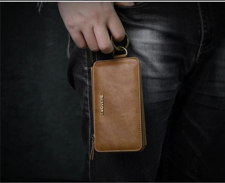 Funda de cartera de soporte retro clásico para movil - MXbueno