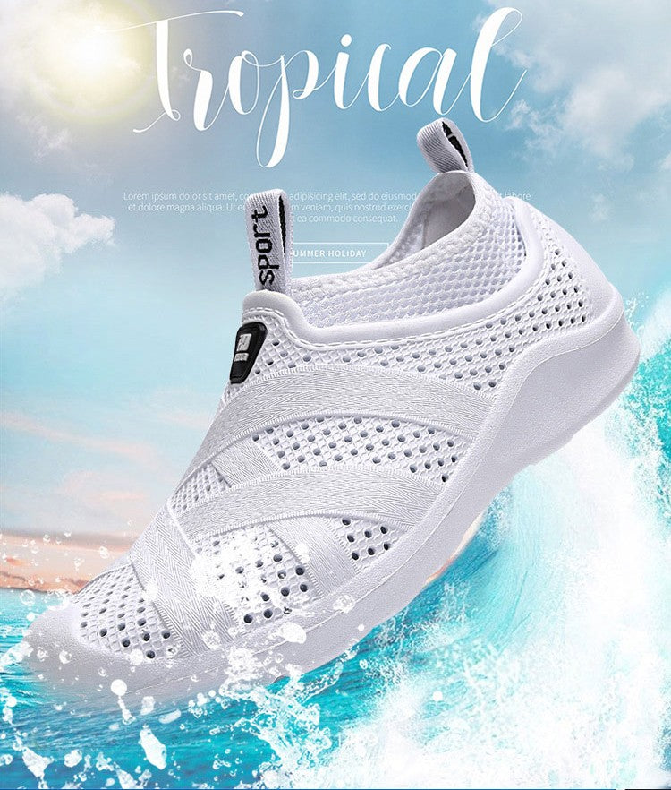 Zapatos Sin Cordones De Malla Para Exteriores Para Hombre