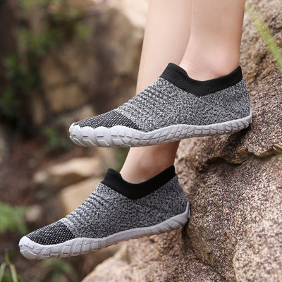 Zapatos planos antideslizantes transpirables para mujer