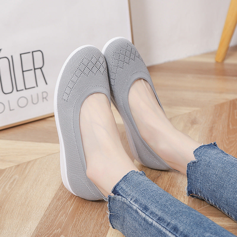 Zapatos Planos Transpirables De Moda