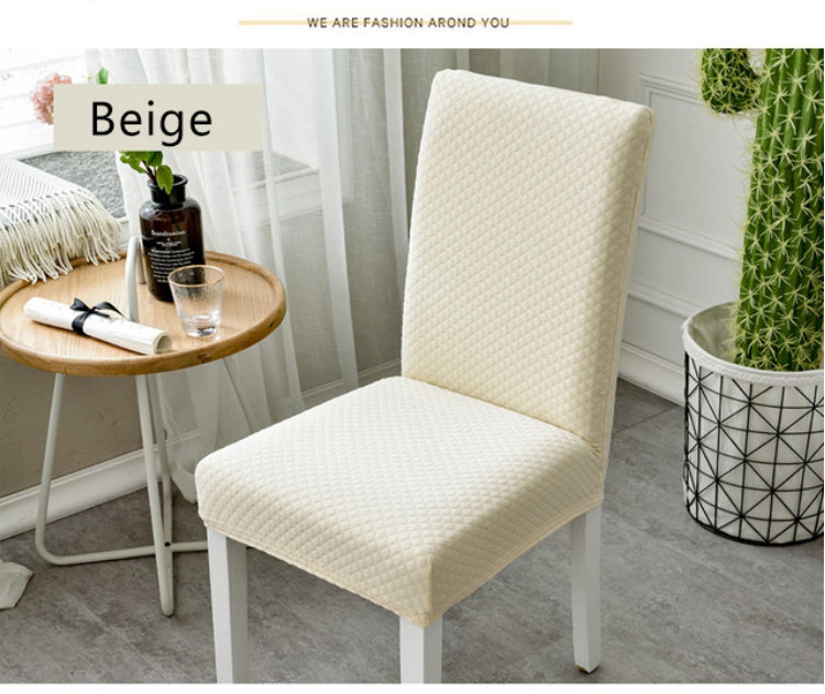 Cubierta De Silla Elástica Tejida Mesa De Comedor En Casa Cubierta De Silla Combinada