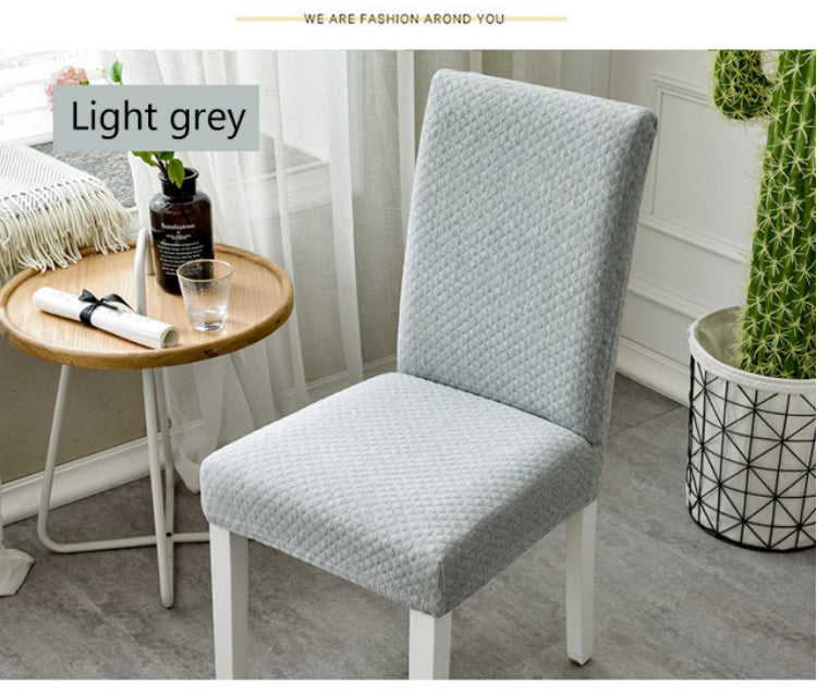 Cubierta De Silla Elástica Tejida Mesa De Comedor En Casa Cubierta De Silla Combinada