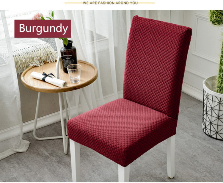 Cubierta De Silla Elástica Tejida Mesa De Comedor En Casa Cubierta De Silla Combinada