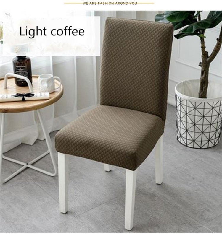 Cubierta De Silla Elástica Tejida Mesa De Comedor En Casa Cubierta De Silla Combinada