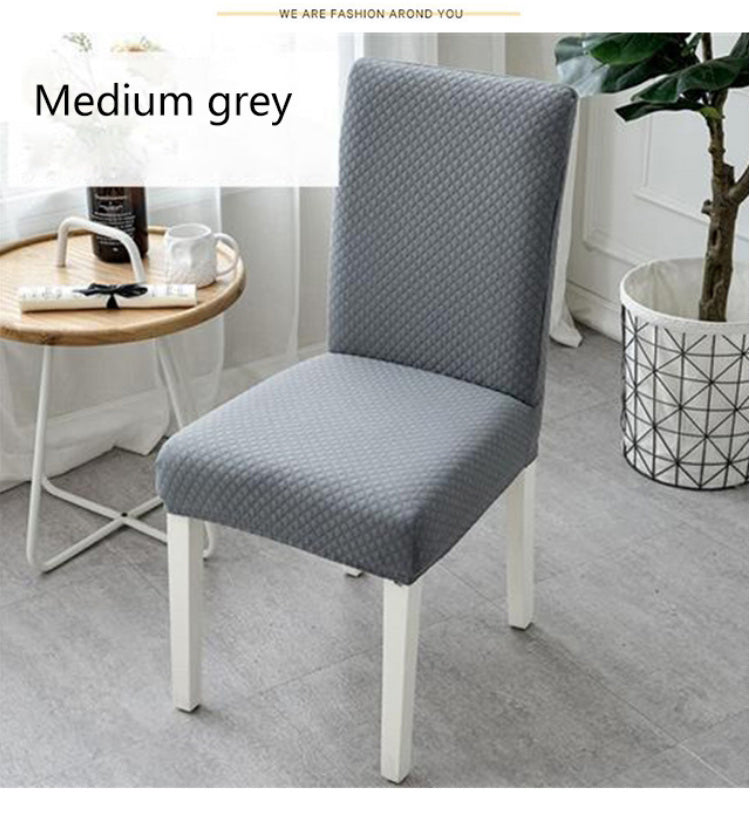 Cubierta De Silla Elástica Tejida Mesa De Comedor En Casa Cubierta De Silla Combinada
