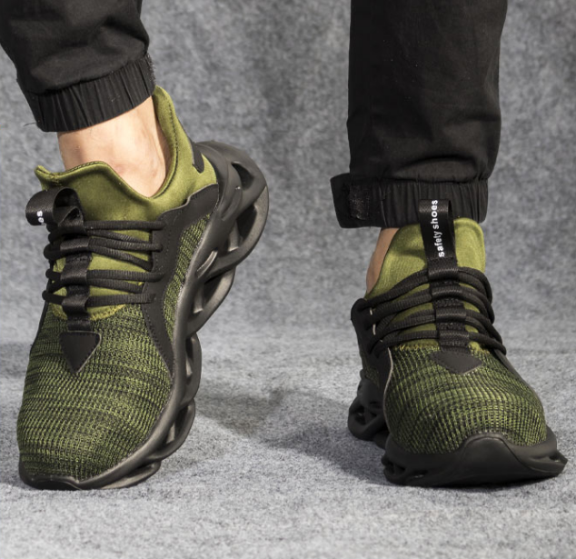 Zapatos de trabajo de seguridad ligeros transpirables