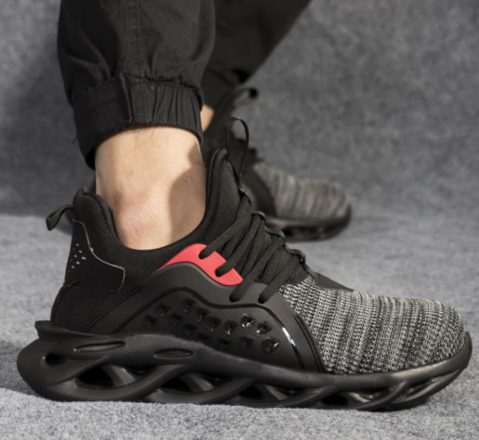 Zapatos de trabajo de seguridad ligeros transpirables