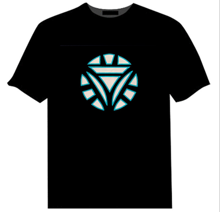Iron Man LED Reactor camiseta ligera