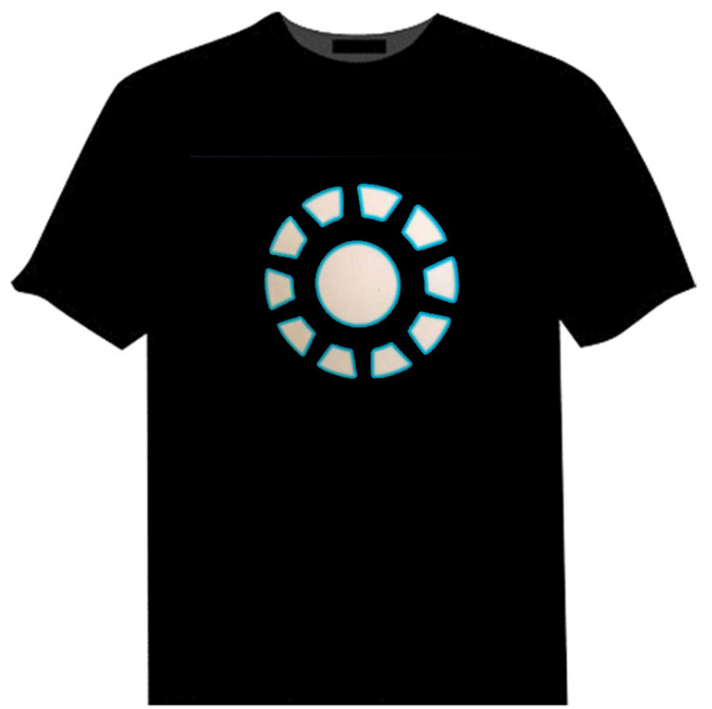 Iron Man LED Reactor camiseta ligera