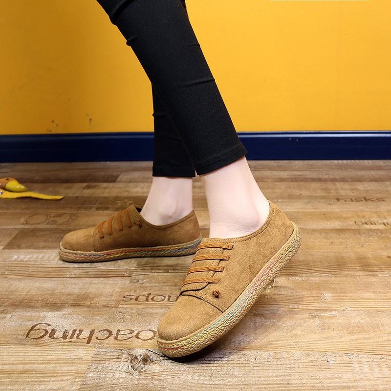 Zapatos estilo guisantes casuales y cómodos de ante todo fósforo