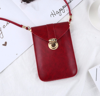 Touchable PU Leather Change Bag