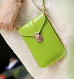 Touchable PU Leather Change Bag