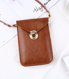 Touchable PU Leather Change Bag