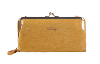 Bolsa de teléfono crossbody Kiss-lock multifuncional de gran capacidad - MXbueno