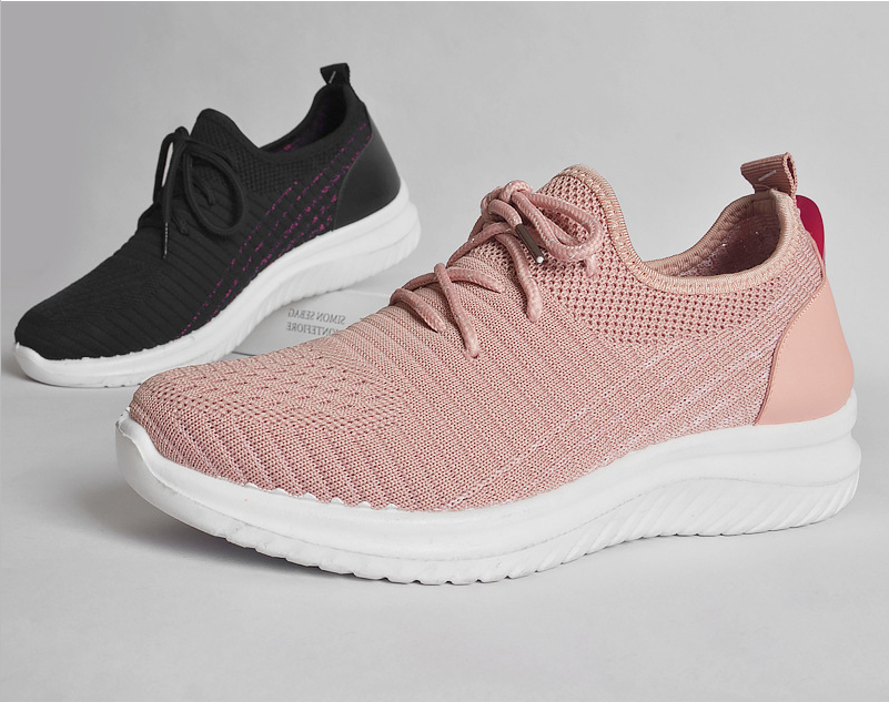 Las zapatillas de ocio de plataforma ligeras y transpirables para mujer