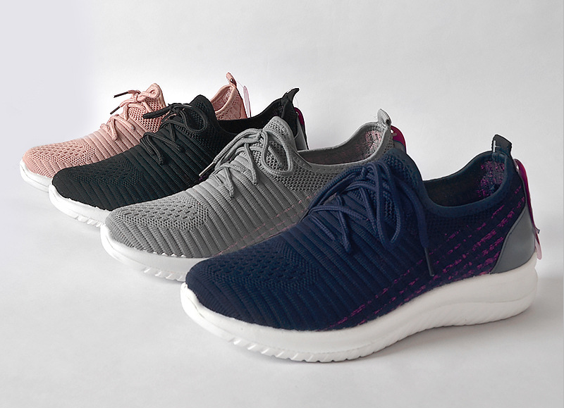 Las zapatillas de ocio de plataforma ligeras y transpirables para mujer