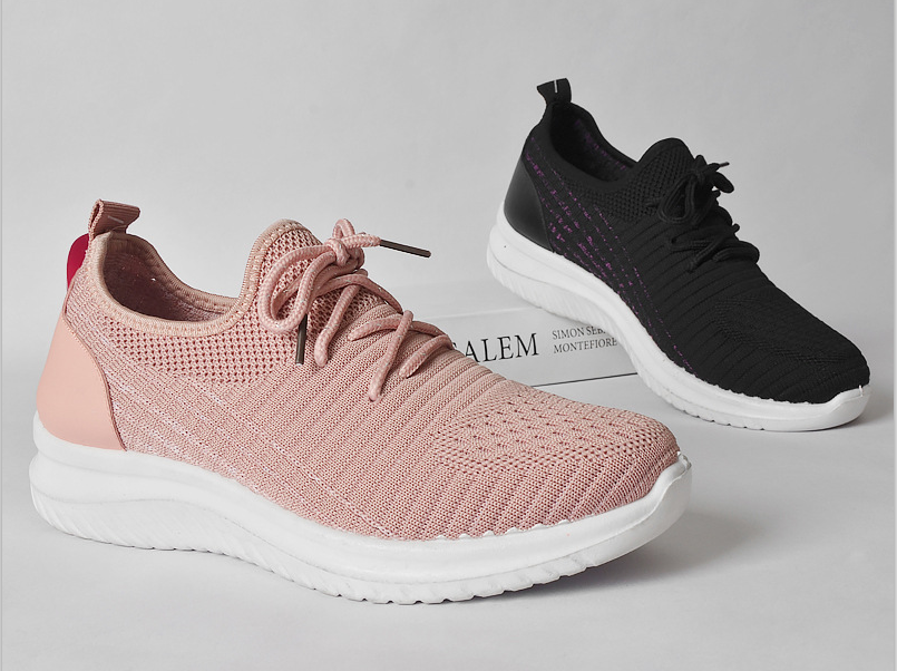 Las zapatillas de ocio de plataforma ligeras y transpirables para mujer