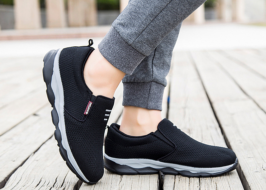 Zapatillas de tenis de plataforma de cojín de aire transpirable para mujer