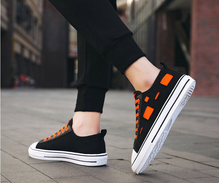 Zapatos de lonas rotas para hombre y mujer