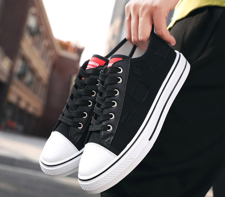 Zapatos de lonas rotas para hombre y mujer