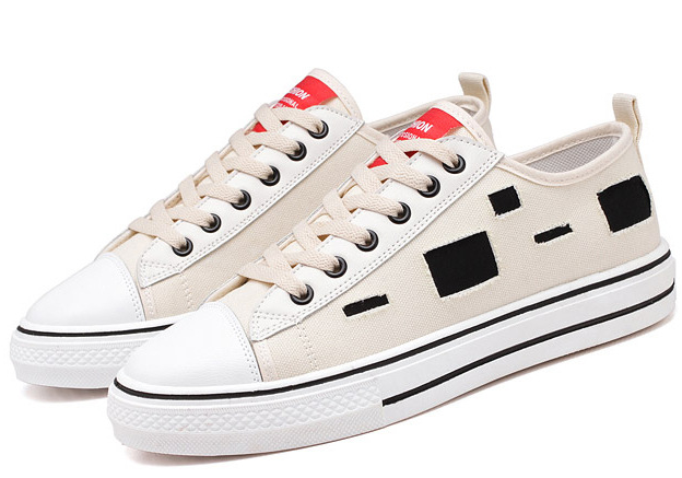 Zapatos de lonas rotas para hombre y mujer