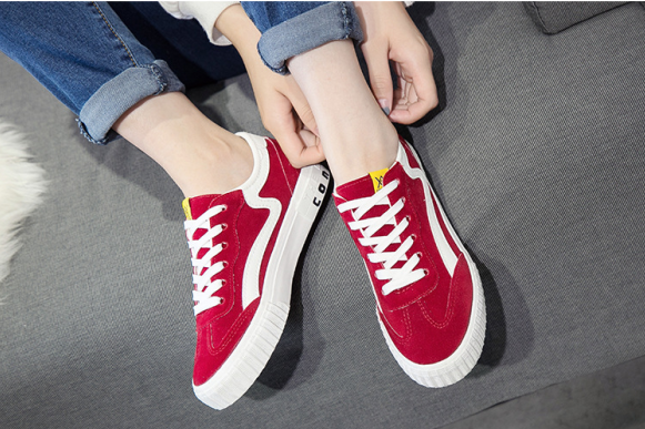 Nuevo en primavera Corbata casual con zapatillas transpirables