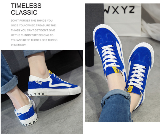 Nuevo en primavera Corbata casual con zapatillas transpirables