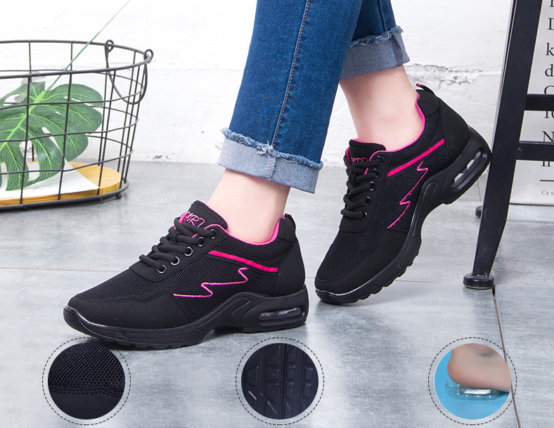 Zapatos de baile mujer adulto suave fondo de la red de la superficie fitness