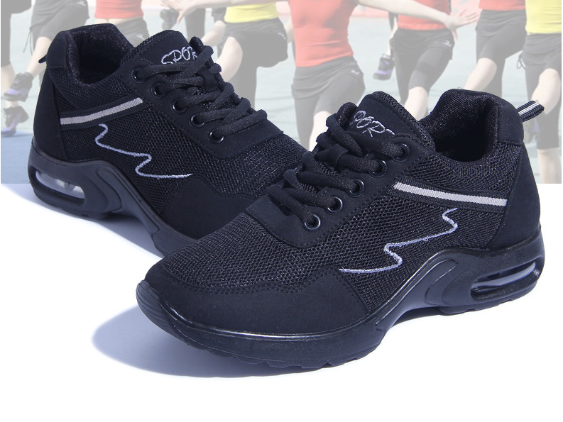 Zapatos de baile mujer adulto suave fondo de la red de la superficie fitness