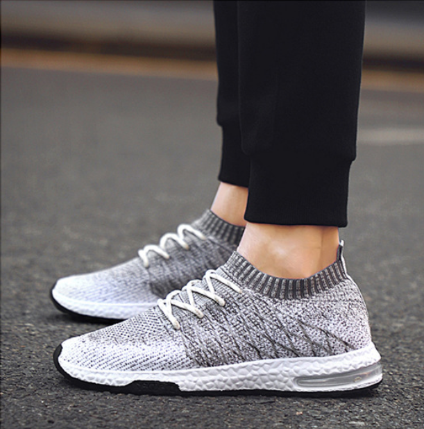 Zapatillas de moda versión coreana casual hombre plantilla cojín de aire running. - MXbueno