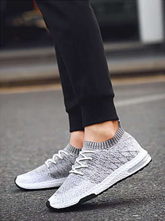 Zapatillas de moda versión coreana casual hombre plantilla cojín de aire running. - MXbueno