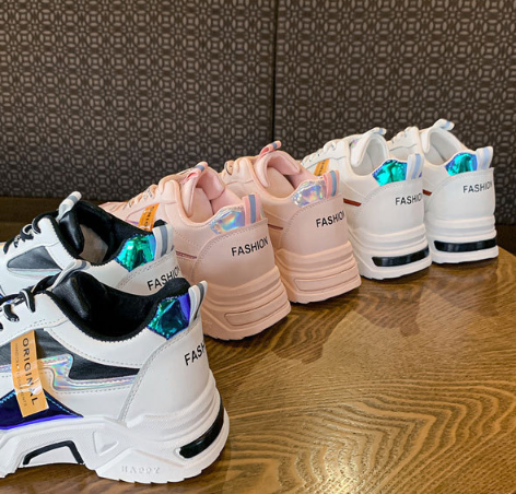 Sneaker mujer 2020 caída nuevo fondo grueso - MXbueno