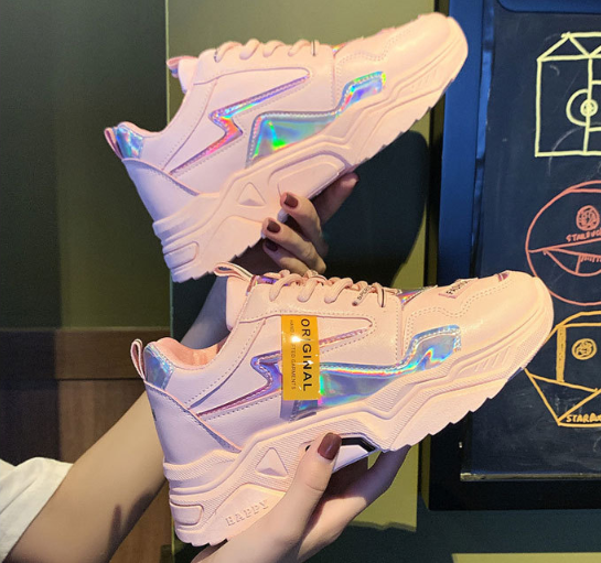 Sneaker mujer 2020 caída nuevo fondo grueso - MXbueno