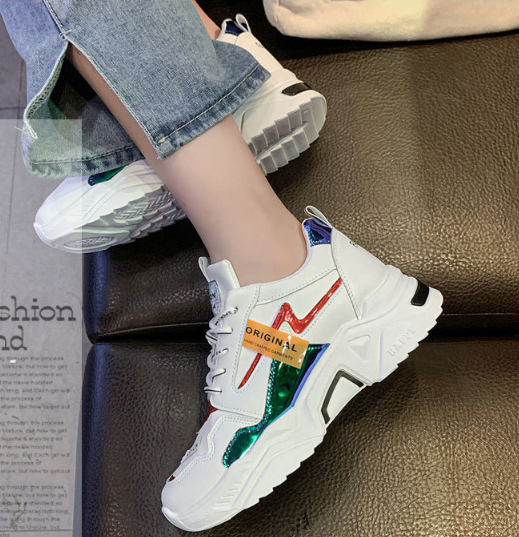 Sneaker mujer 2020 caída nuevo fondo grueso - MXbueno