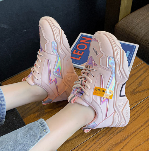 Sneaker mujer 2020 caída nuevo fondo grueso - MXbueno