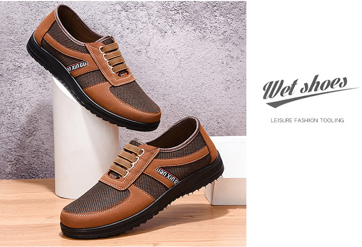 Otoño 2020 nuevos zapatos casuales antideslizantes para caballero - MXbueno
