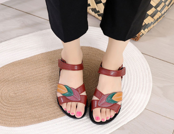 ¡SÚPER OFERTA LIMITADA DE SEMANA!2020 más venta en verano Sandalias de plano para mujer - MXbueno