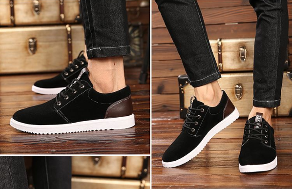 Zapatos deportivos casuales lona para hombre - MXbueno