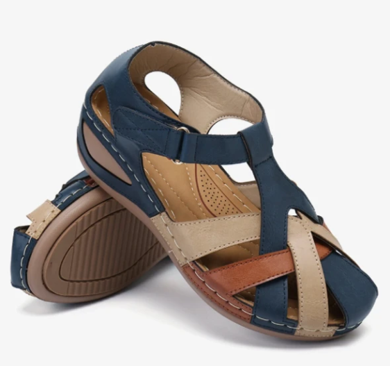 Nuevas sandalias de mujer colorblock