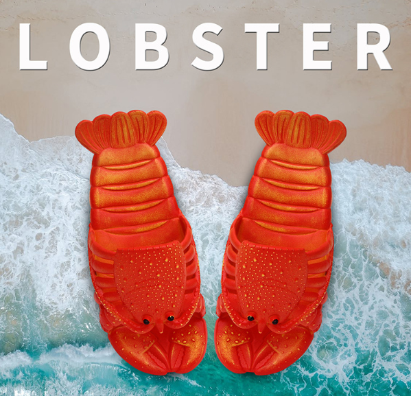 Zapatillas de langosta de dibujos animados más divertidos en este verano - MXbueno